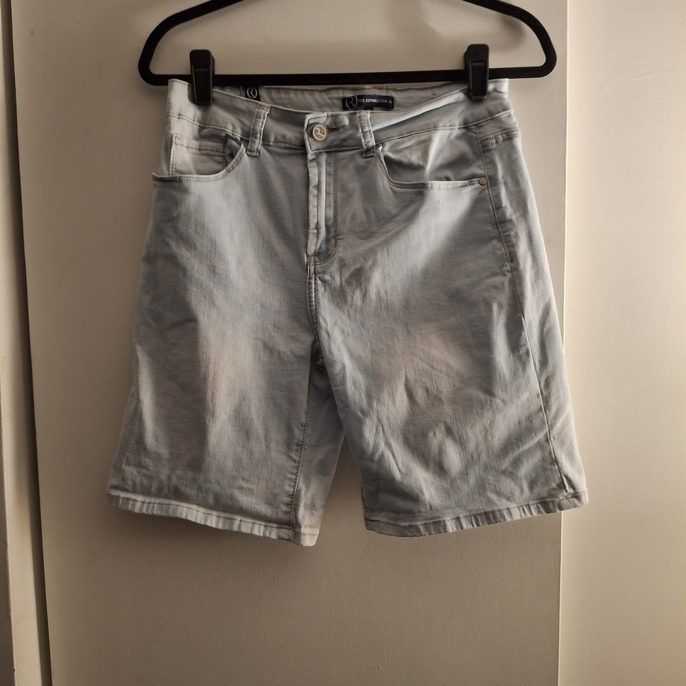 One Republic For All Light Blue Women's Shorts with Classic Fit and Casual Style